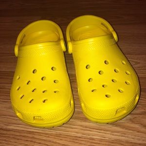 Crocs!! Worn a few times